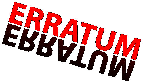 Erratum